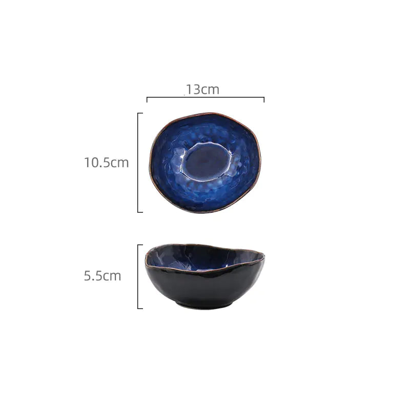 Creative Irregular Ceramic Deep Bowl