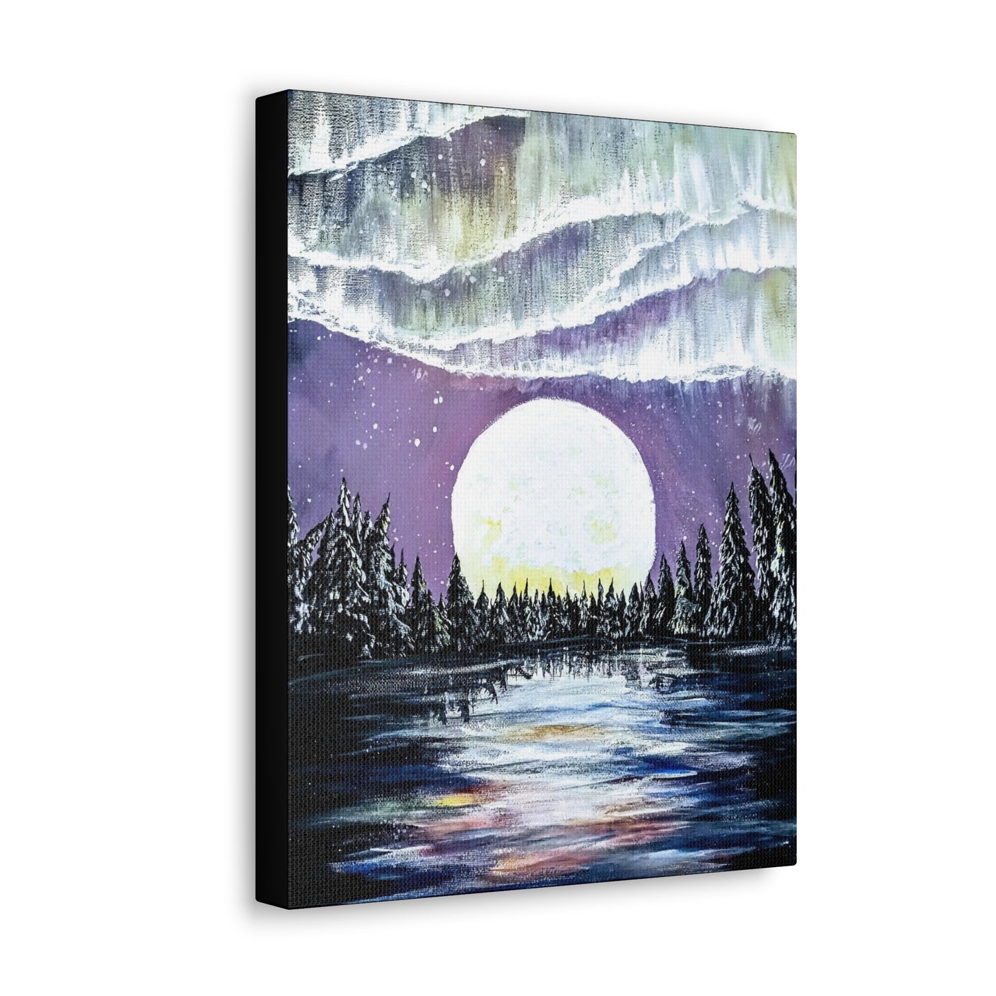 Canvas Print 11X14 Moon's Arora print reproduction