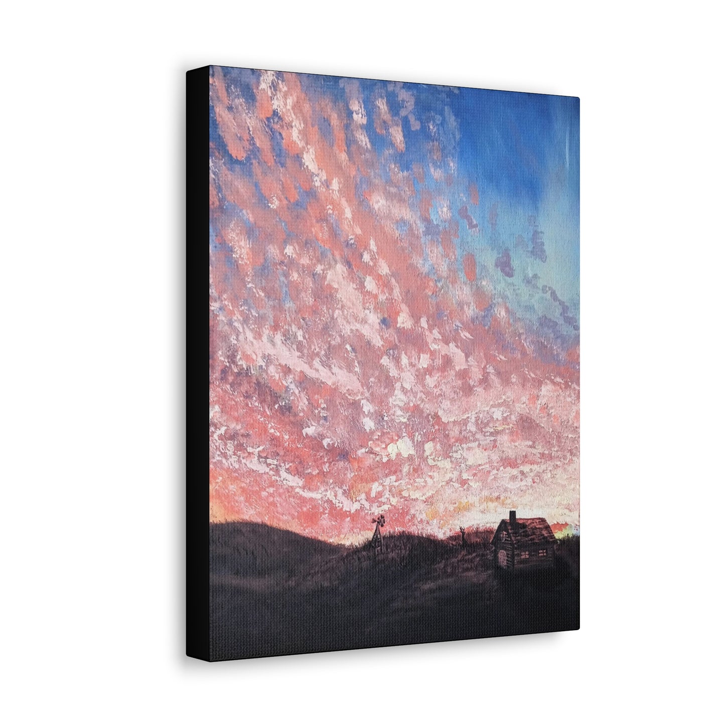 Canvas Print 11X14 Painted Prairie Sunset print reproduction