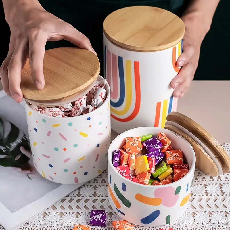 Ceramic Sealed Jars For Food Storage