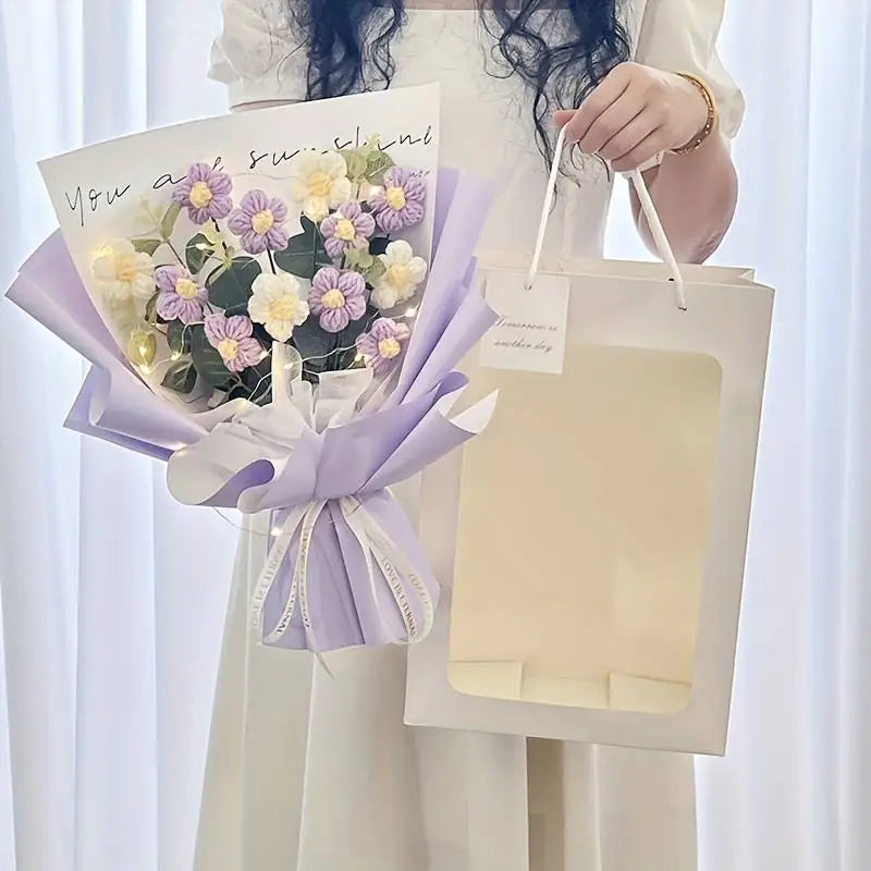 Bouquet of Crocheted Flowers