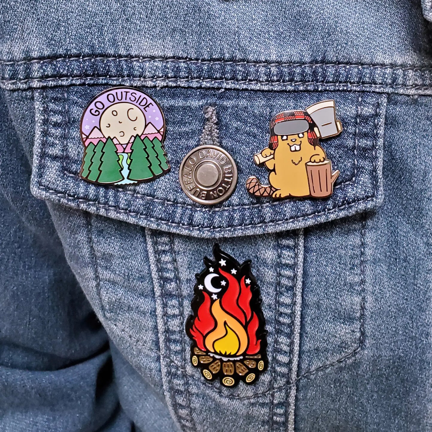 Campfire Pin