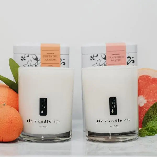 Summer, Grapefruit Mojito and Costa Del Azahar Luxury 2-Wick Soy Candle Gift Sets