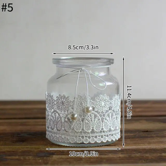 Modern Transparent Cactus Glass Vase for Room Decoration