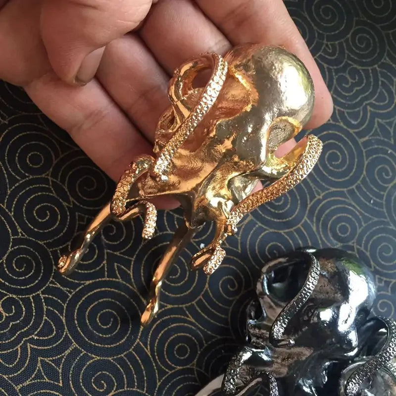 Metal Octopus Figurine