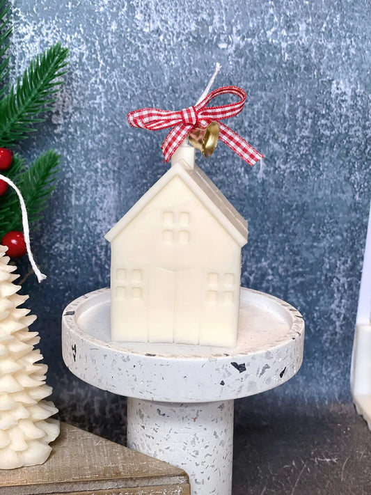 Christmas Cottage Candles | Holiday Decor