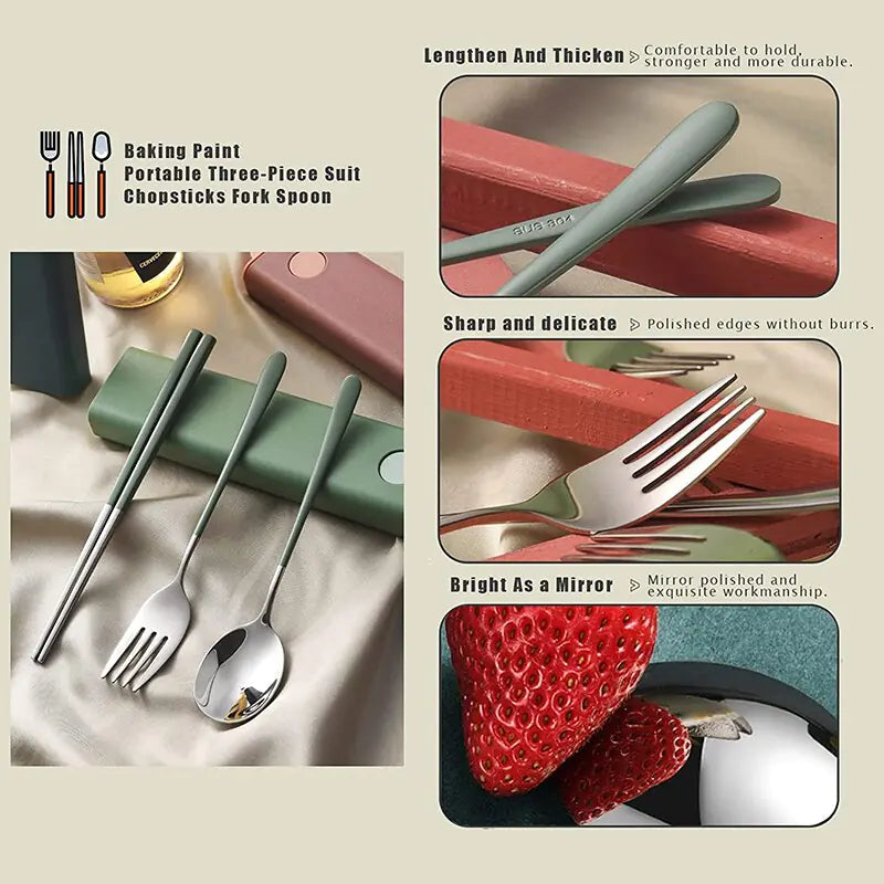 Dinnerware Set Flatware Stainless Steel