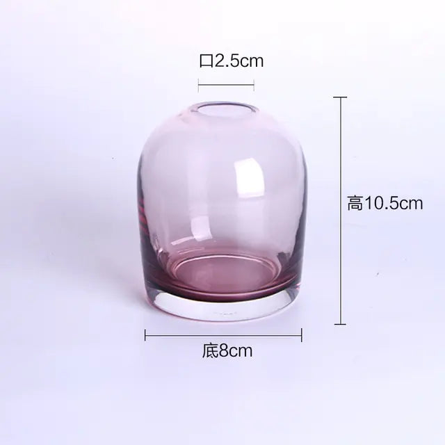 European Style Simple Vase Creative INS Glass Flower Ware