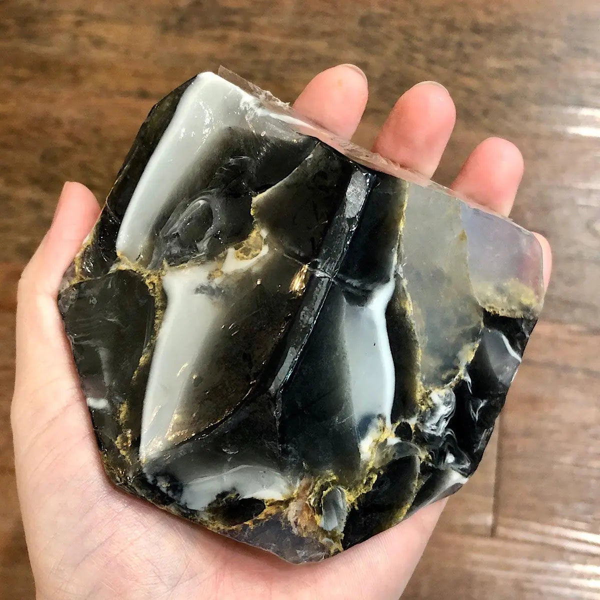 Black Onyx Gemstone Soap