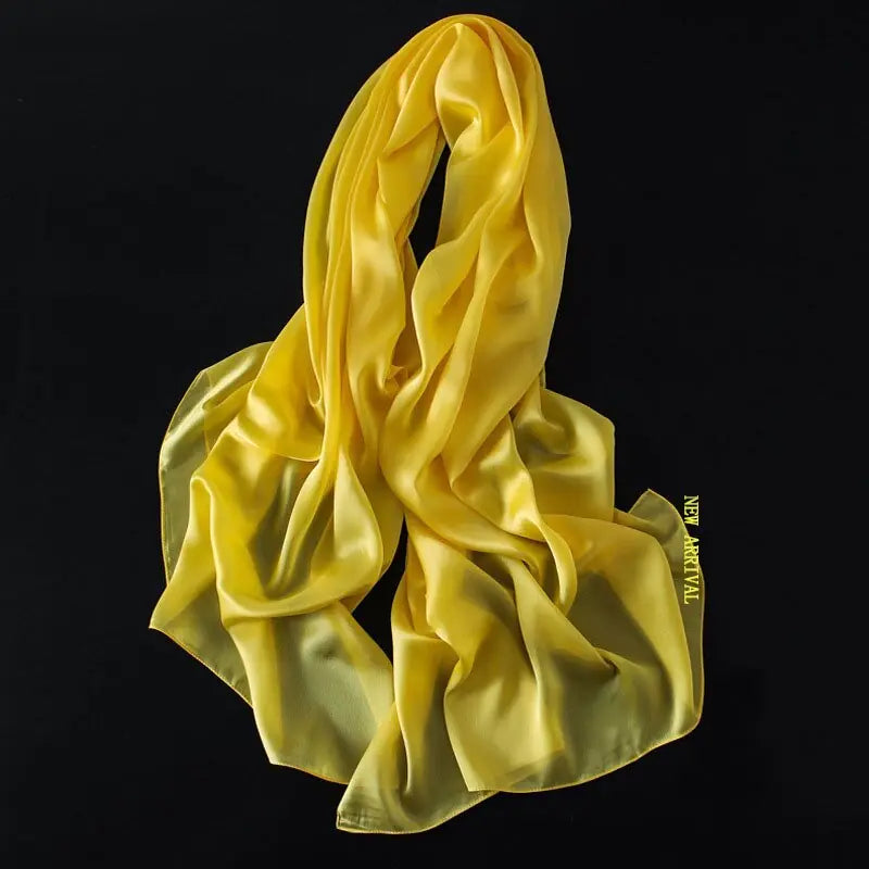 Solid Colors Silk Scarf