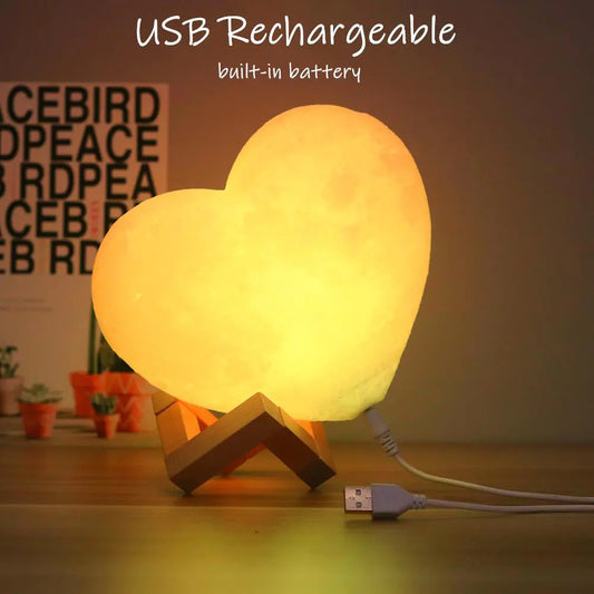 ZK20 Heart-Shaped Moon Lamp