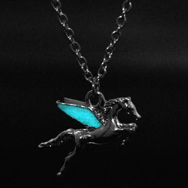 Glowing Dragon Pendant Necklace