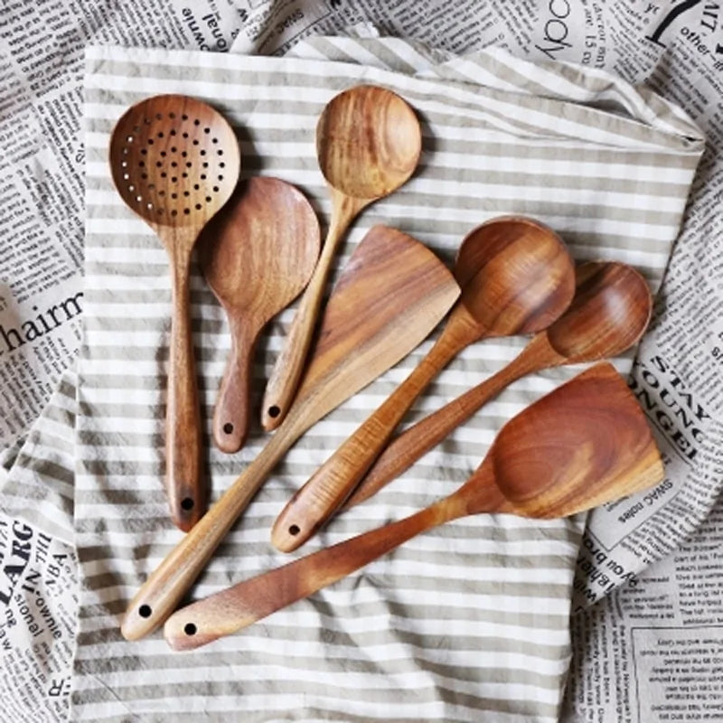 Natural Wood Tableware