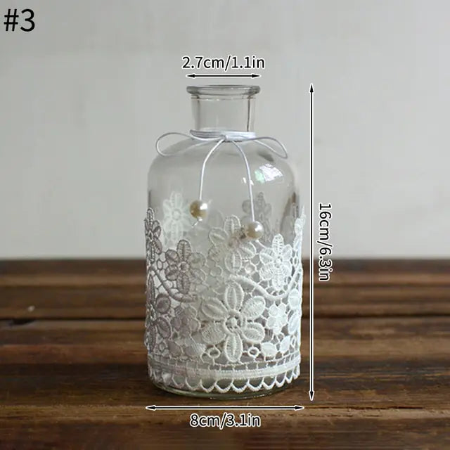 Modern Transparent Cactus Glass Vase for Room Decoration