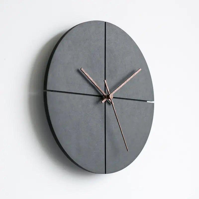 Nordic Style Black Wall Clock