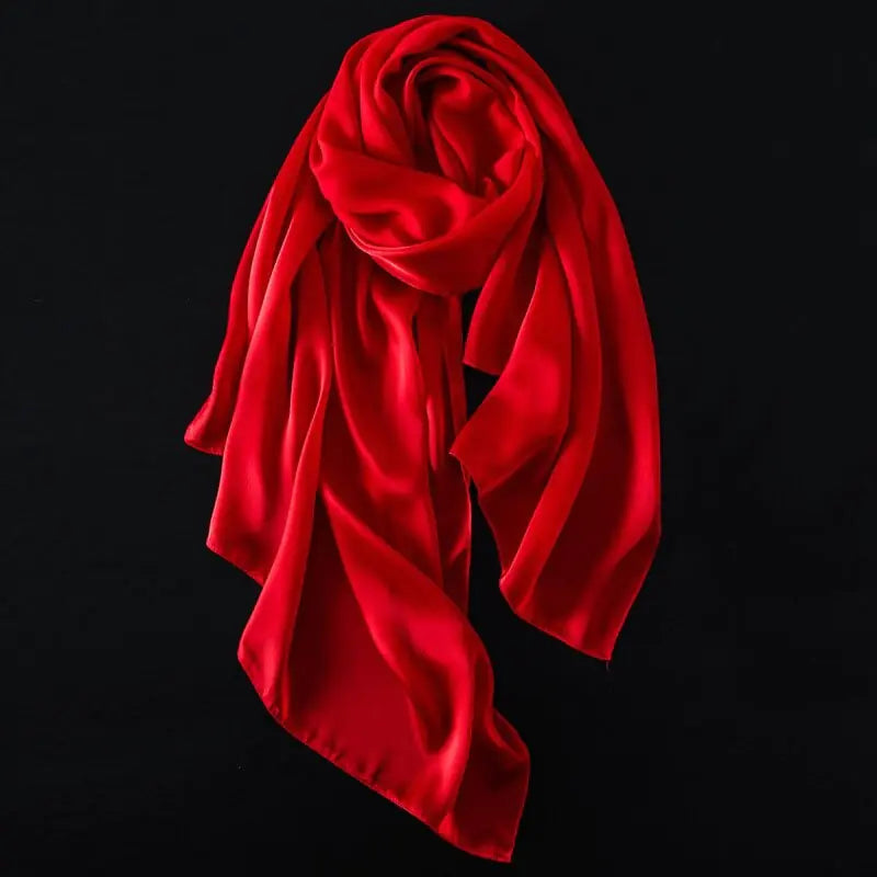 Solid Colors Silk Scarf