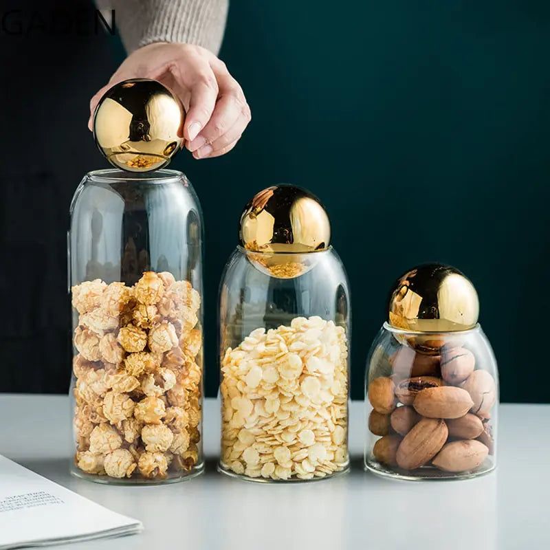 Clear Airtight Glass Jar for Preservation