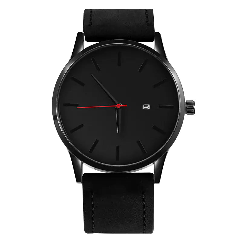 Leather Quartz Watch