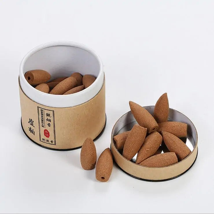 Natural Sandalwood Backflow Incense Cones