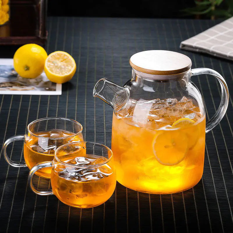 Big Heat Resistant Glass Teapot