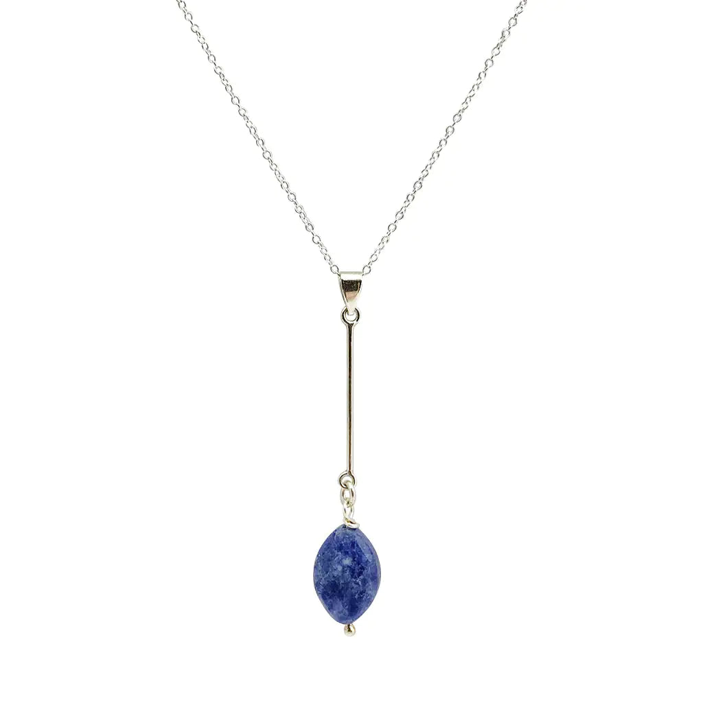 Sodalite Bar Necklace