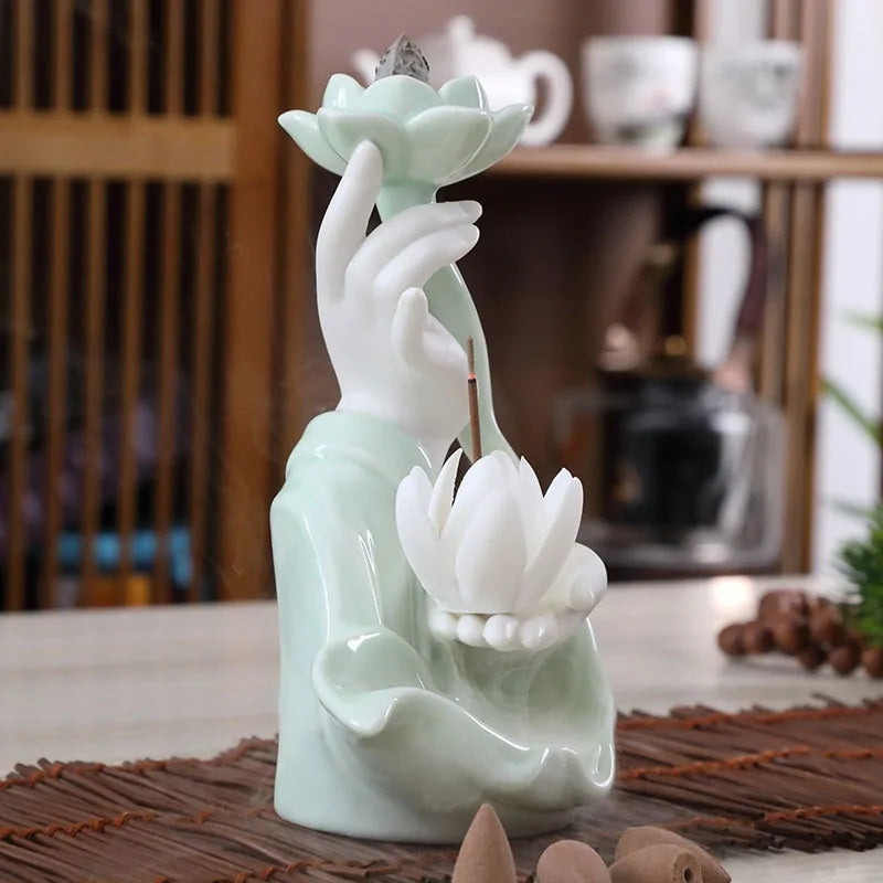 Lotus Backflow Incense Burner