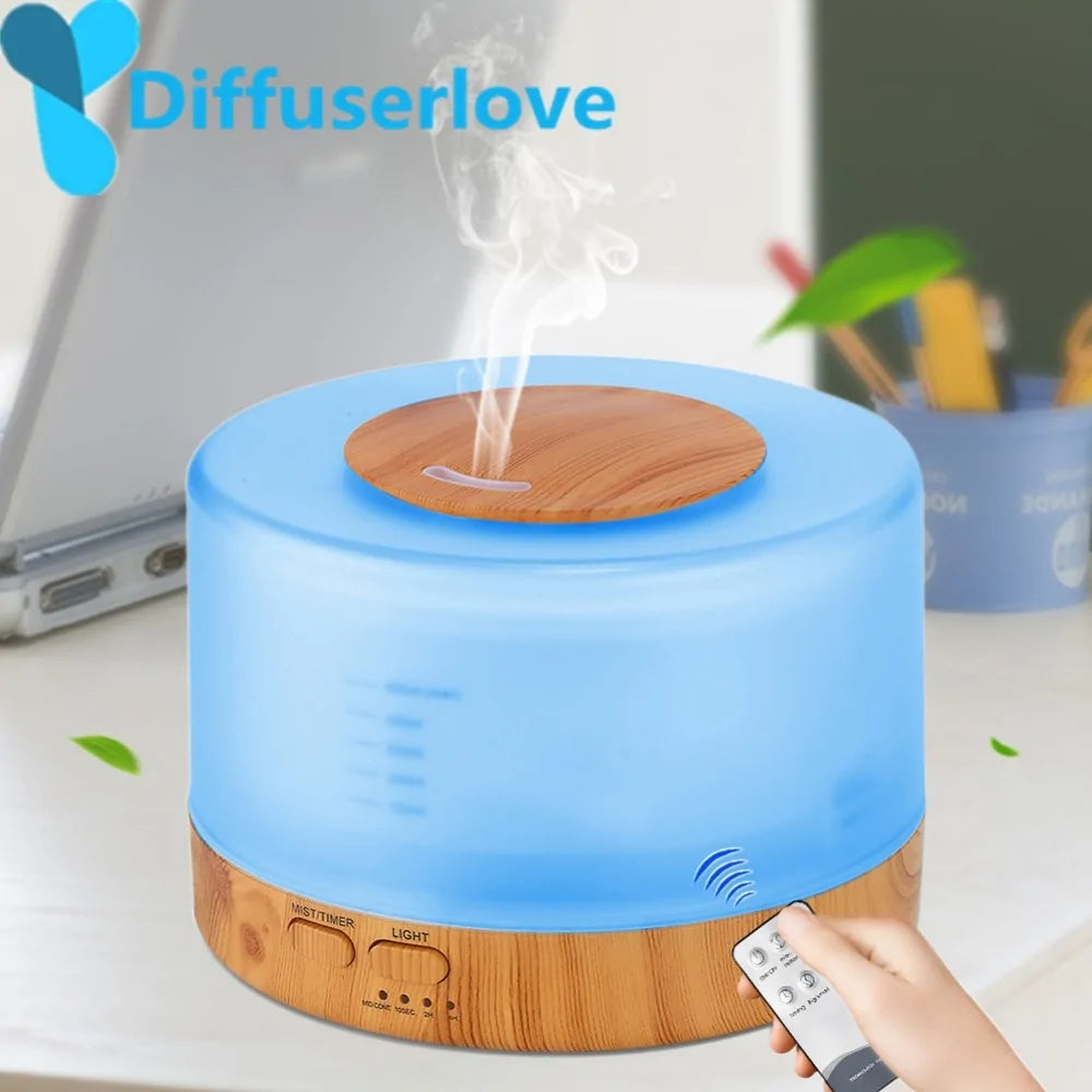 Multi-Color LED 500ML Humidifier