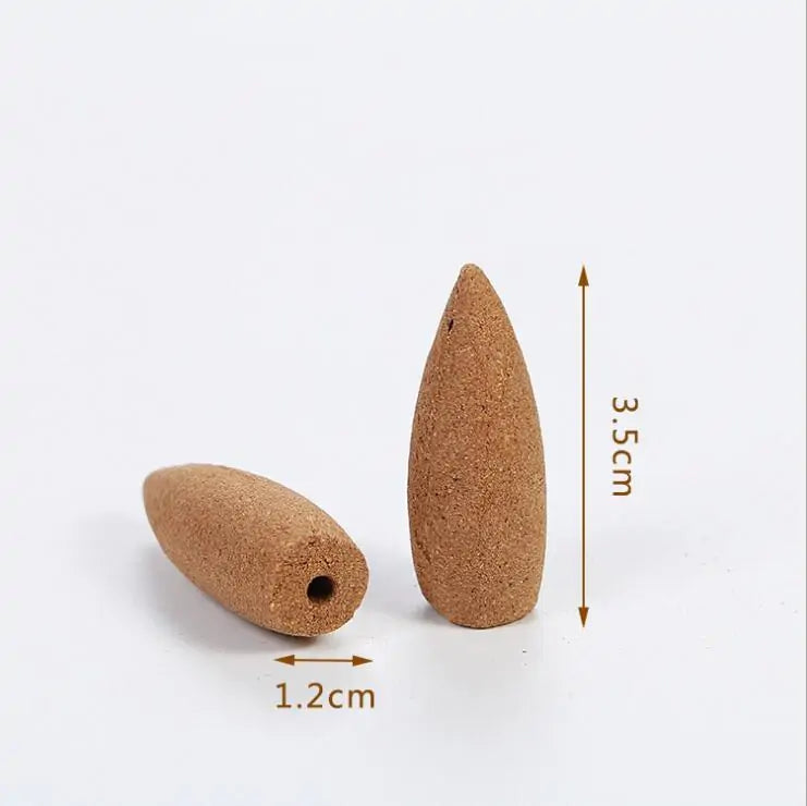 Natural Sandalwood Backflow Incense Cones